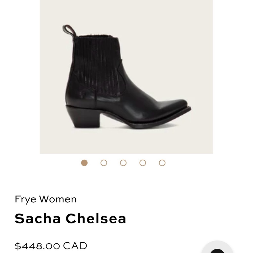 FYRE vintage black cowboy booties size 7